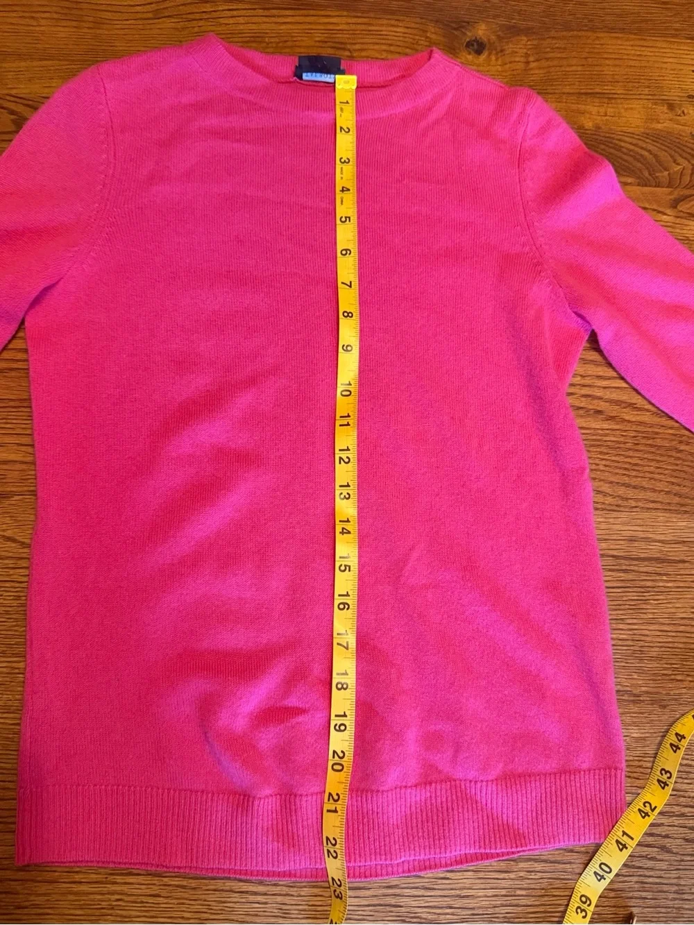 Talbots Petite 100% Pure Cashmere Crewneck Sweater Pink SP - Read Description